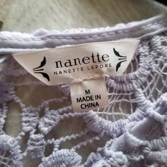 Nanette Lapore | Eyelet Lace Mockneck Top - Picture 3 of 6